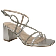  fardoulis shoes γυναικεία παπούτσια πέδιλα 635-65a ασημι δέρμα