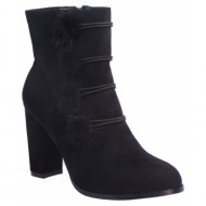  fashion icon γυναικεία παπούτσια μποτάκια f15-06746 μαύρο