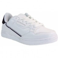  bagiota shoes γυναικεία παπούτσια sneakers αθλητικά l-1674-3 λευκό-mαύρο
