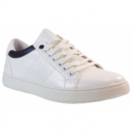  jk london ανδρικά παπούτσια sneakers y7170-13 λευκό i57002181174