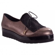  moods shoes γυναικεία παπούτσια slip-on 1104 αμμου δέρμα