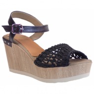 πέδιλα dorkings γυναικεία παπούτσια πλατφόρμες d7757-reef μαύρο