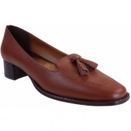  katia shoes γυναικεία παπούτσια γόβες κ32-5037 ταμπά δέρμα