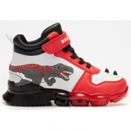  παιδικα sneakers με φωτακια bull boys t-rex al2201 aa53 red
