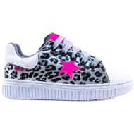  παιδικα sneakers leopard crocodilino αστερι white