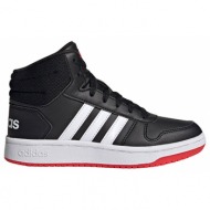  παιδικα αθλητικα adidas hoops 2.0 mid shoes fy7009 black