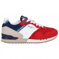  pepejeans παιδικα sneakers pbs30522 255 red