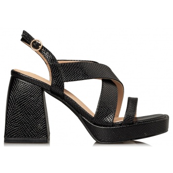 croc-effect platform sandals σε προσφορά