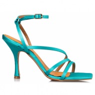  wraparound satin sandals