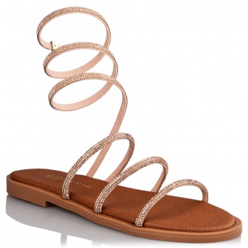 wraparound crystal sandals σε προσφορά