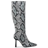  snake print boots