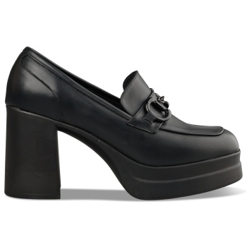 platform heel loafers