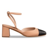  slingback mid heel pumps