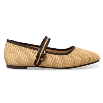 raffia ballet flats