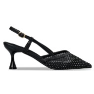  mesh slingback pumps