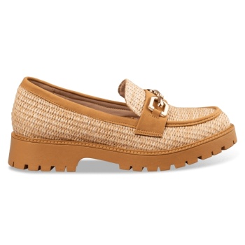 raffia-effect loafers σε προσφορά