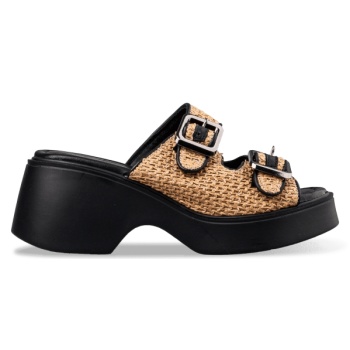 platform heel mules σε προσφορά