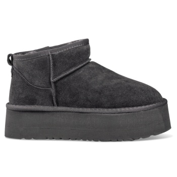 faux shearling booties σε προσφορά
