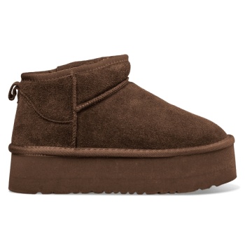 faux shearling booties σε προσφορά