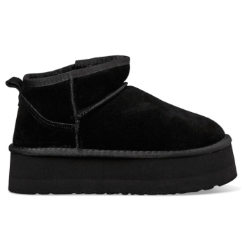 faux shearling booties σε προσφορά