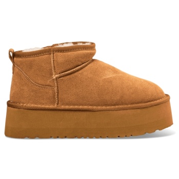 faux shearling booties σε προσφορά