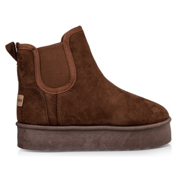 faux shearling booties σε προσφορά