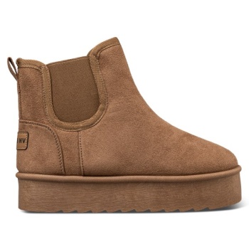 faux shearling booties σε προσφορά