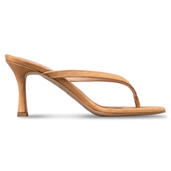 mid-heel thong mules