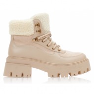 αρβυλάκια μπεζ σουέτ με ...