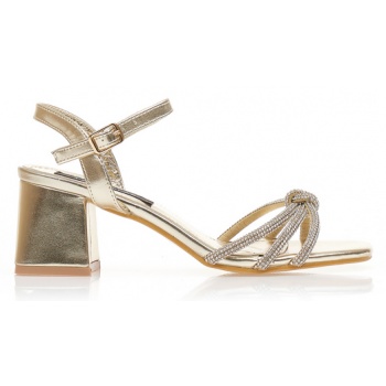 πέδιλα χρυσά δερματίνη με φάσα από σε προσφορά