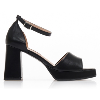 πέδιλα μαύρα δερματίνη με φιάπα και σε προσφορά