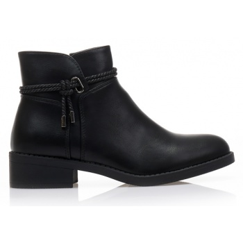 μποτάκια μαύρα δερματίνη με σε προσφορά