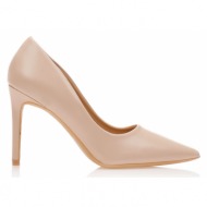 γόβες  nude δερματίνη μυτερές nude