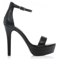 πέδιλα  μαύρα δερματίνη με φάσα μαυρο