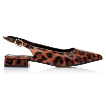 γόβες mules animal print δερματίνη σε προσφορά