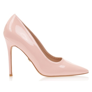 γόβες ροζ λουστρίνι μυτερές ροζ σε προσφορά