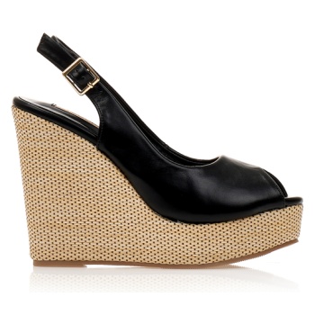 εσπαντρίγιες πλατφόρμες μαύρες σε προσφορά