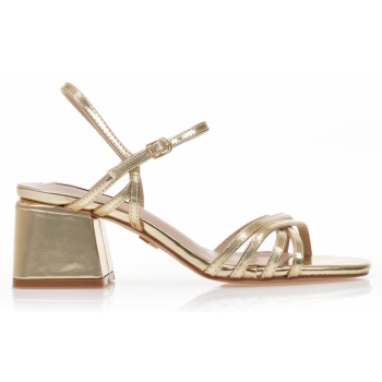 πέδιλα χρυσά μεταλλιζέ με μεταλλική σε προσφορά