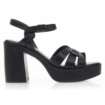 πέδιλα μαύρα δερματίνη με ιδιαίτερη σε προσφορά