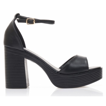 πέδιλα μαύρα δερματίνη με φιάπα μαυρο σε προσφορά