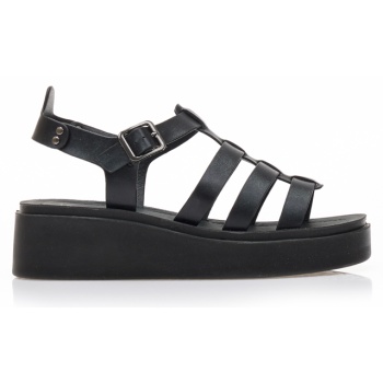 flatforms μαύρα δερματίνη με πολλαπλά σε προσφορά