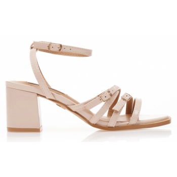 πέδιλα nude λουστρίνι με πολλαπλά σε προσφορά