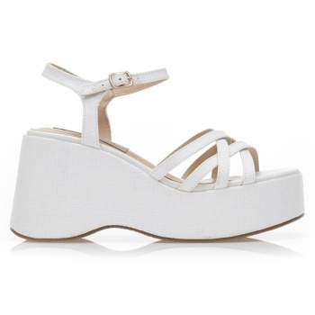 πλατφόρμες λευκές δερματίνη με πολλαπλά σε προσφορά