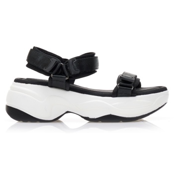 flatforms μαύρα δερματίνη με σκρατς σε προσφορά