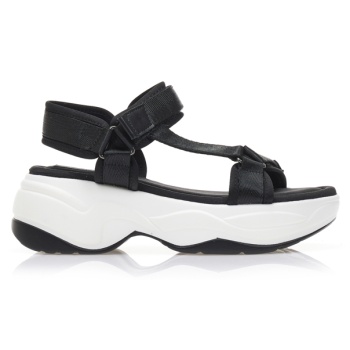 flatforms μαύρα δερματίνη με σκρατς σε προσφορά