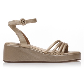 flatforms μπρονζέ δερματίνη με πολλαπλά σε προσφορά