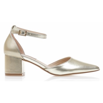 γόβες χρυσές δερματίνη μυτερές χρυσο σε προσφορά