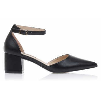 γόβες μαύρες δερματίνη μυτερές μαυρο σε προσφορά