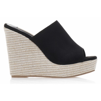 εσπαντρίγιες πλατφόρμες μαύρες σουέτ σε προσφορά