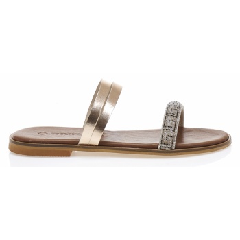 δερμάτινα σανδάλια χειροποίητα μπρονζέ σε προσφορά